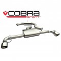 VW36 Cobra Sport Volkswagen VW Golf GTI MK6 (5K) 2009-12 Cat Back System (Resonated)